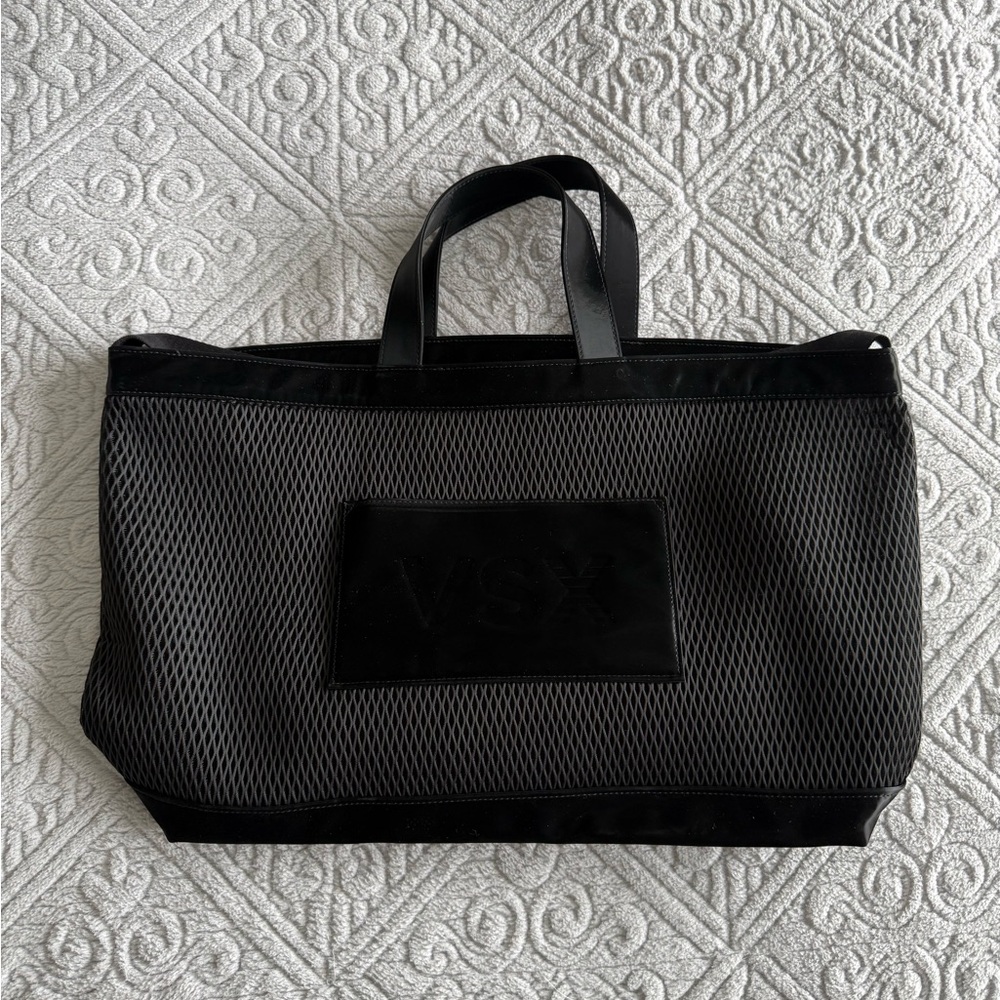 Victoria's Secret Black Mesh Tote Bag